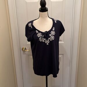 HANNA ANDERSSON SIZE LARGE LADIES BLUE TOP